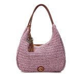 CARMELA RAFFIA HOBO HANDBAG