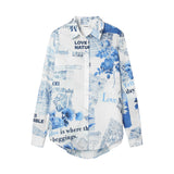 DESIGUAL FLOWERS BLOUSE