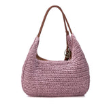 CARMELA RAFFIA HOBO HANDBAG