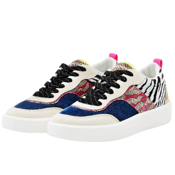 DESIGUAL PATCH ANIMAL SNEAKER